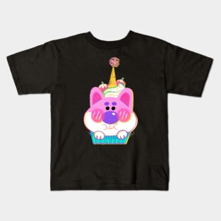 Cupcake Dog Kids T-Shirt